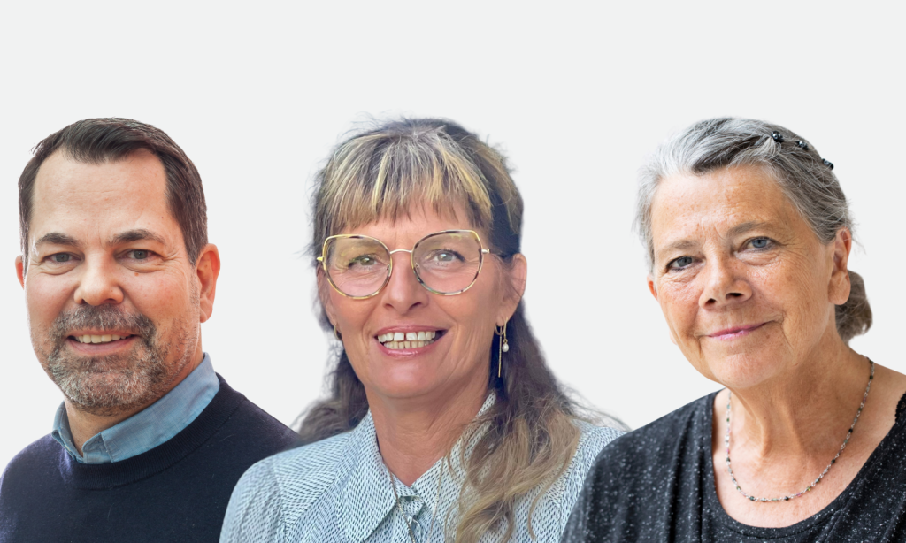 Michael Buksti (Nyreforeningen), Benthe Bertelsen (Colitis-Crohn Foreningen) og Helen Bernt Andersen (Kræftens Bekæmpelse) i interview om patienternes stemme i sundhedsvæsenet.