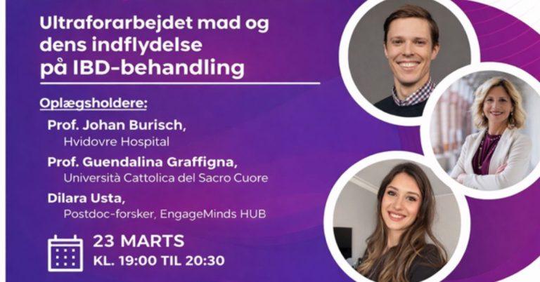 Workshop om kost, stress og ultra-forarbejdet mad ved behandling af IBD